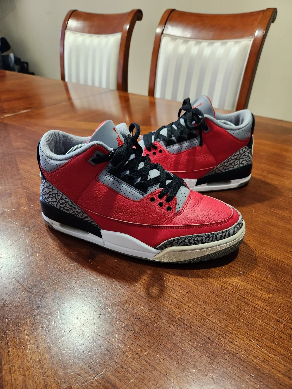 Jordan Retro 3s Size 9 Men Used Condition Replaced InSoles